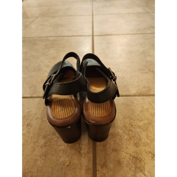 B.O.C. Black NATASHA Closed Toe Buckle Mule Clogs Size 9 M - Picture 3 of 7